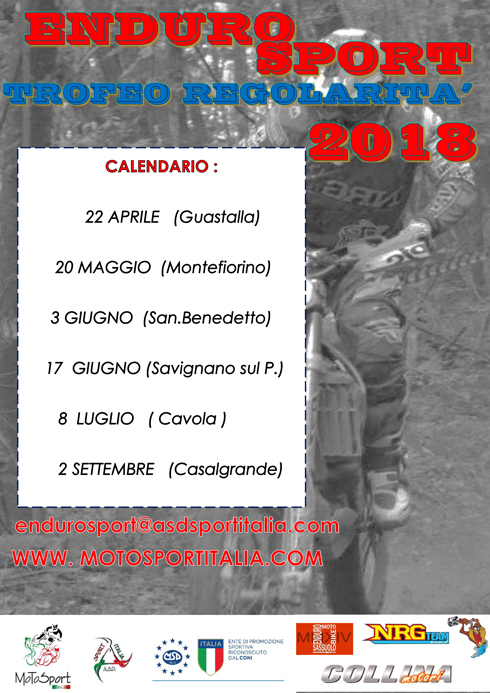 locandina endurosport 2018