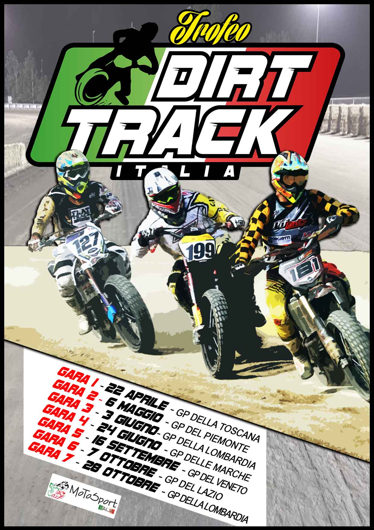 presentazione trofeo dirt track italia flat track tt